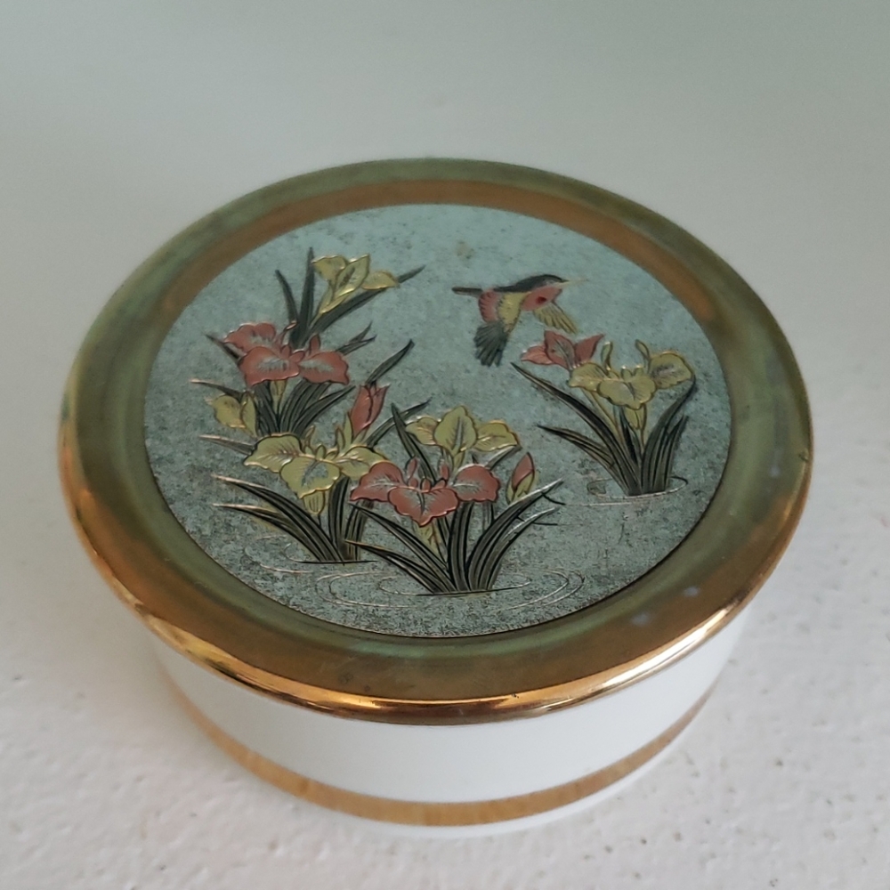 Vintage Himark Giftware Porcelain Trinket Box